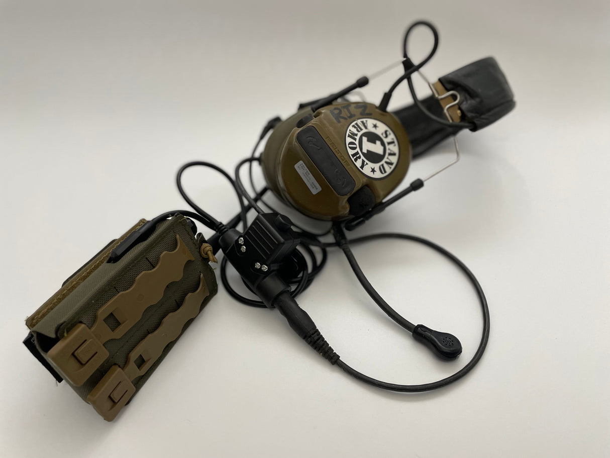 Adjustable Radio Pouch in Black, alternate view 8