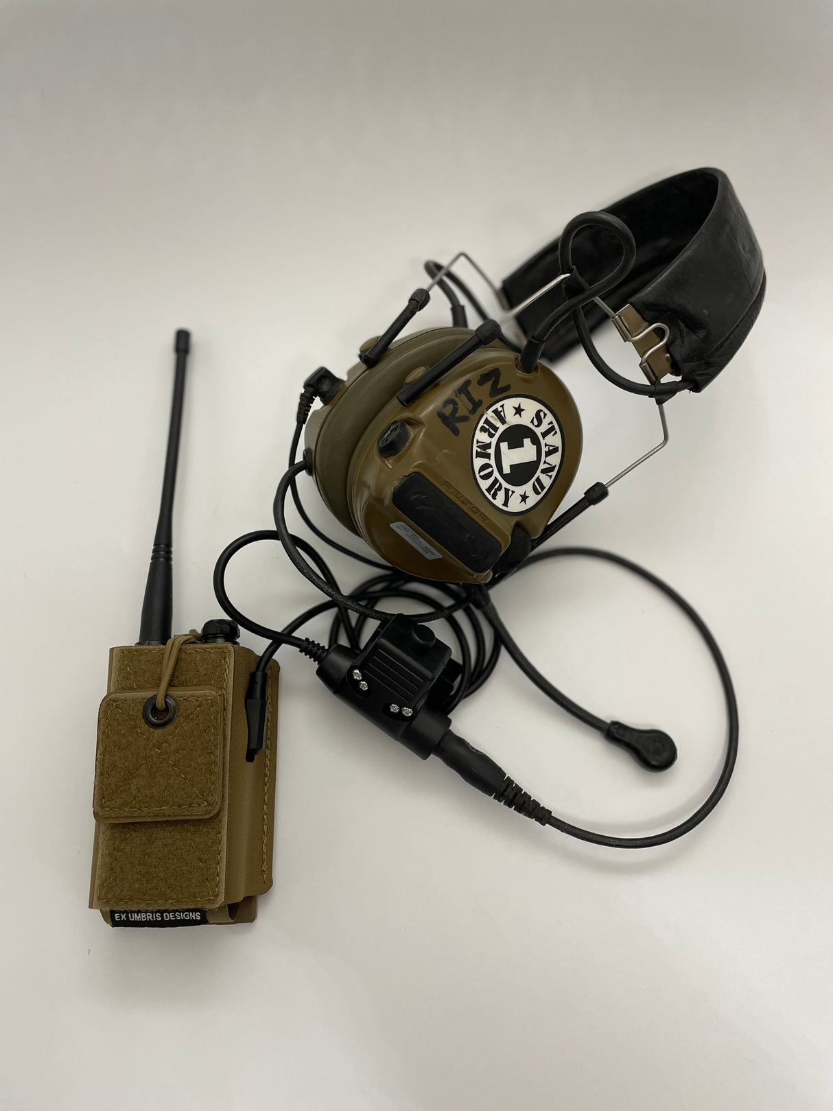 Adjustable Radio Pouch in Multicam Black, alternate view 4