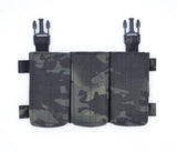 Ex Umbris Designs AK Triple Magazine Placard in MultiCam Black, alternate view 3
