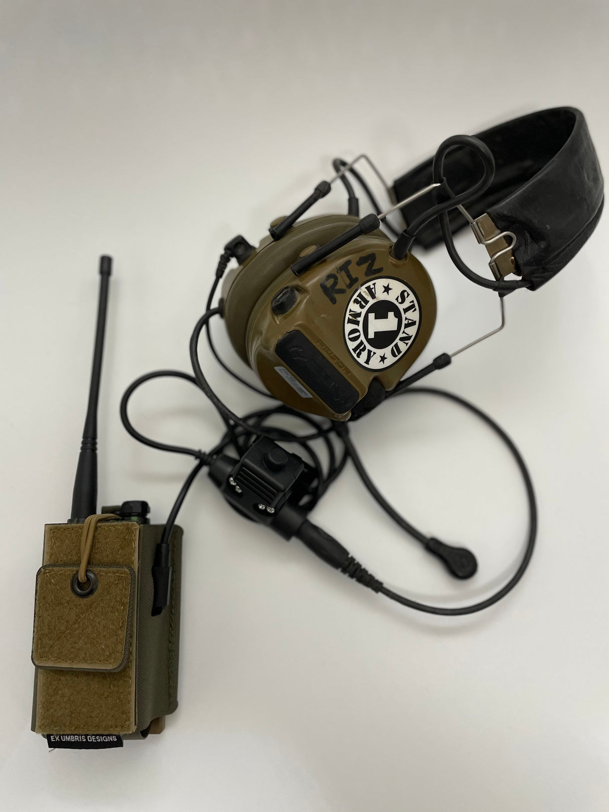 Adjustable Radio Pouch in Multicam Arid, alternate view 3