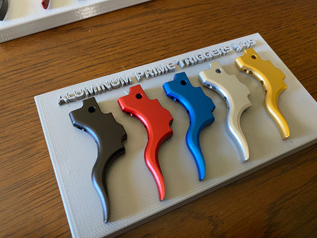 Aluminum MacDev Prime Deuce Trigger in Dust Black