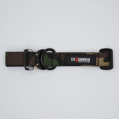 Cobra Buckle Dog Collar in Woodland, alternate view 2