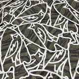 Tiger Stripe Arrowhead Sticker