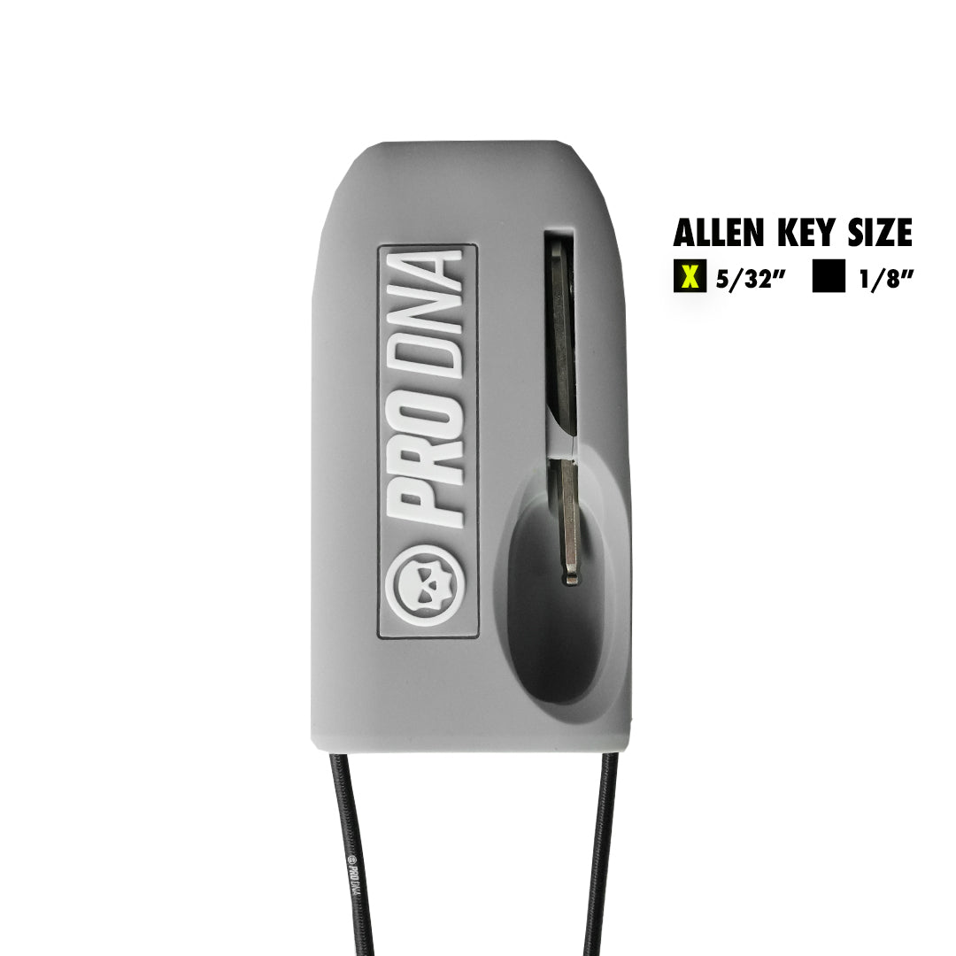Infamous PRO DNA Set-Stop Barrel Cover in Gray with 5/32-inch tool