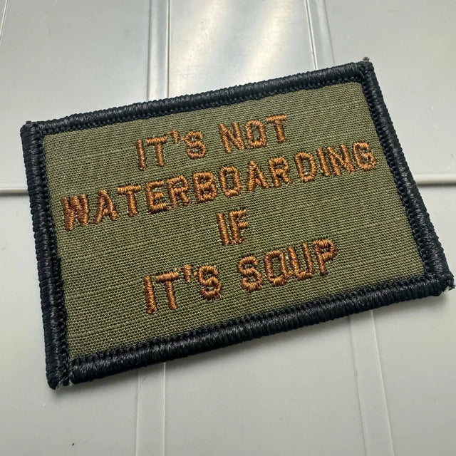 Tactical Gear Junkie Waterboarding Soup 2x3 Patch
