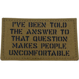 Patch Panel I've Been Told morale patch alternate view
