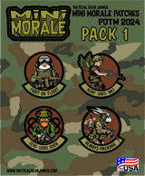 Tactical Gear Junkie Mini Morale 2024 Q1 Patch & Sticker Combo, alternate view 3