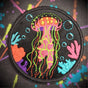 Tactical Gear Junkie Blacklight Jellyfish 3.5 Inch Velvet Patch