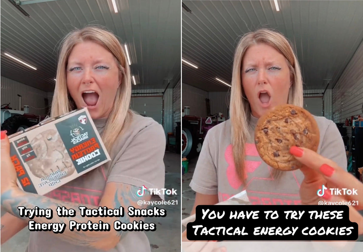 Tactical Snacks Energy Protein Cookies