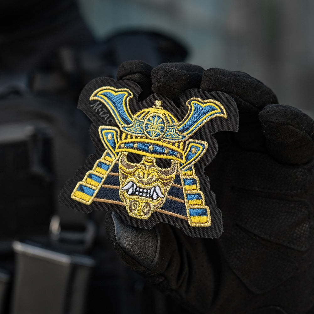 M-Tac Samurai Mask Embroidered Patch, alternate view 7
