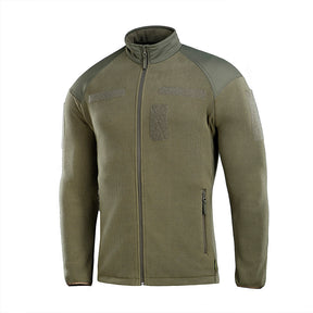 M-Tac Fleece Combat Jacket in Army Olive