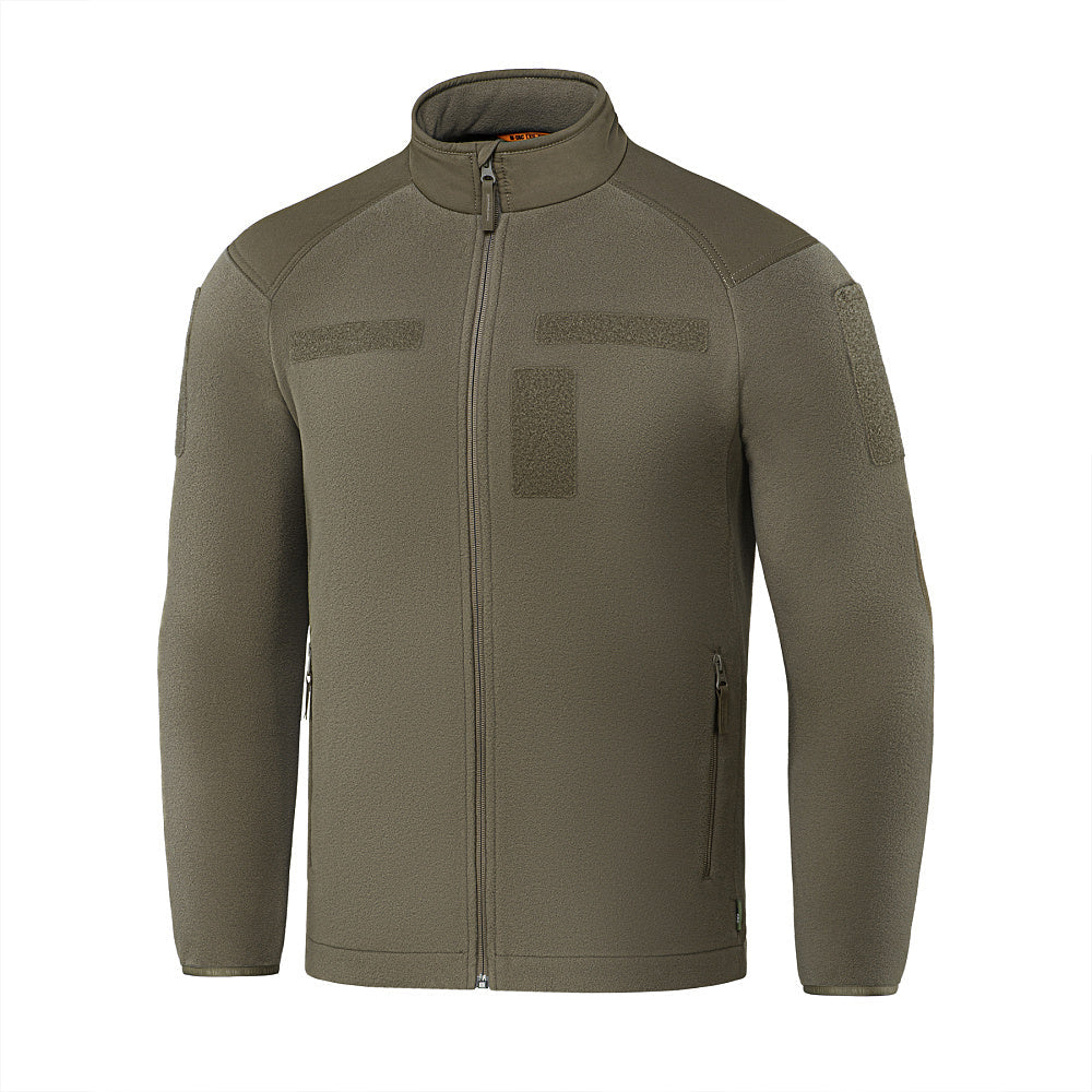 M-Tac Fleece Combat Jacket in Black, alternate view 22