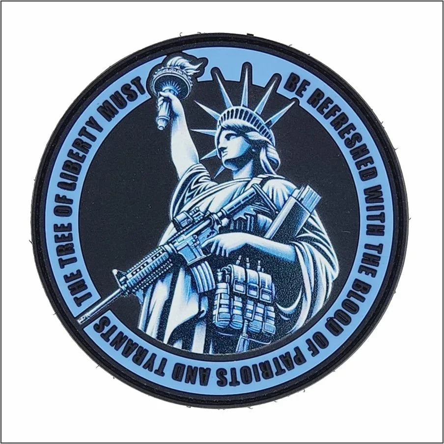 Tactical Gear Junkie Tactical Lady Liberty 3.5 Inch Patch, alternate view 2