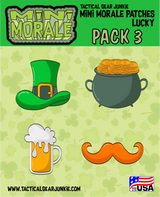 Tactical Gear Junkie Mini Morale Lucky Patch Pack 3
