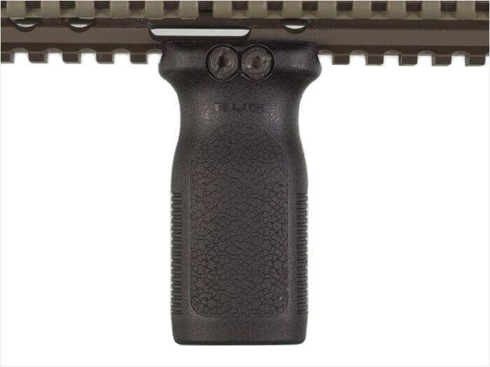 Magpul RVG Rail Vertical Grip installed on Picatinny rail