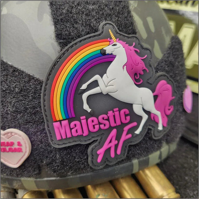 Majestic AF - 3.5 inch PVC Patch - Multiple Colors in Full Color