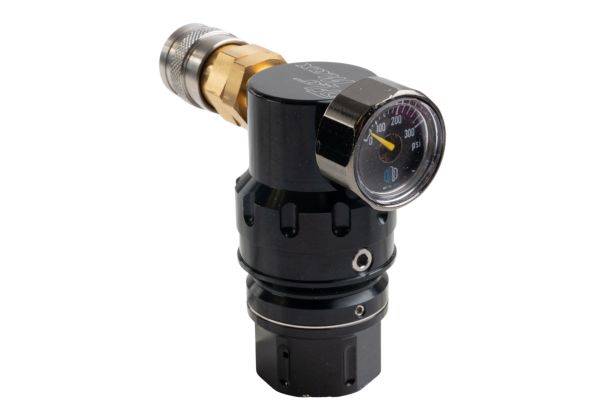 MechLabs FLO MAX regulator with on/off in black