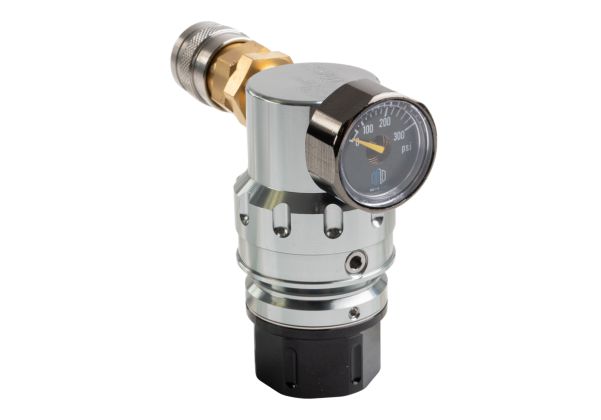MechLabs FLO MAX regulator with on/off in grey