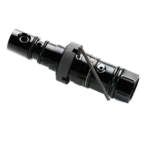 MechLabs FLO MAX TS HPA regulator with on/off for compact airsoft HPA setups