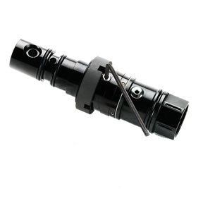 MechLabs FLO MAX TS HPA regulator with on/off for compact airsoft HPA setups