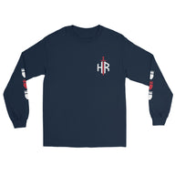 HRTI Premium Men’s Long Sleeve Shirt – Black — alternate view 3
