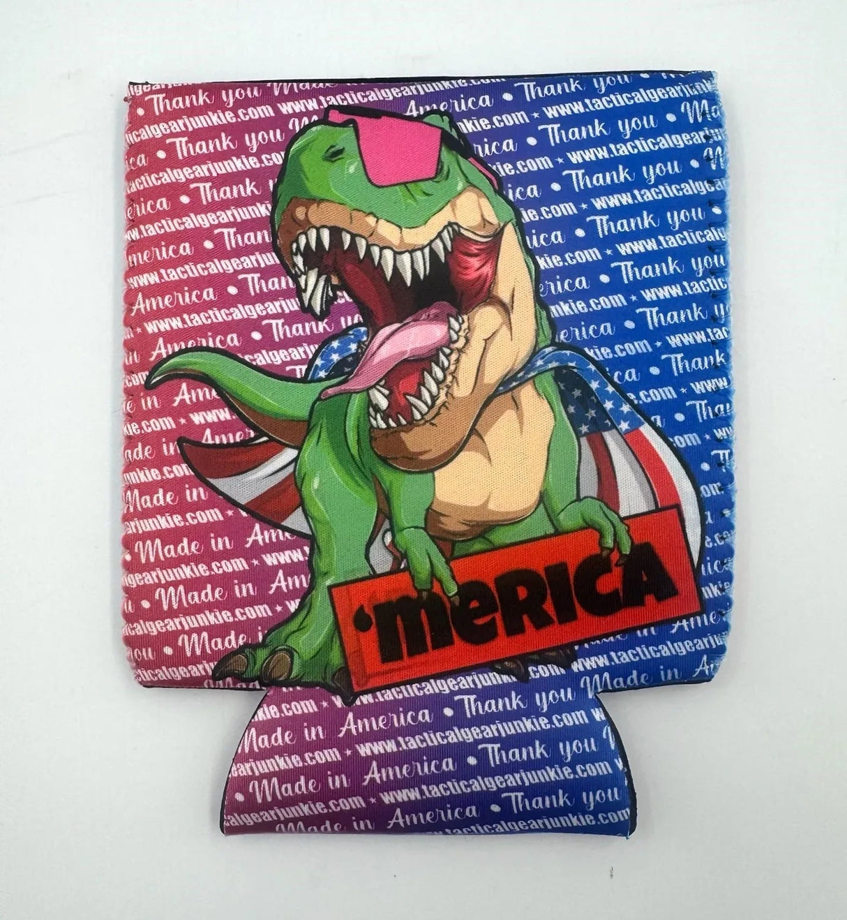TGJ Neoprene TactiCooler - 'Merica - T-Rex, alternate view 2
