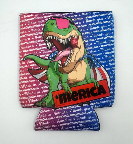 TGJ Neoprene TactiCooler - 'Merica - T-Rex, alternate view 2