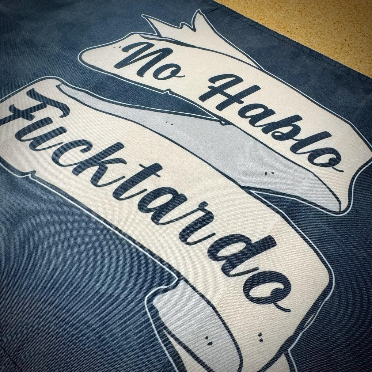 No Hablo Fucktardo - 12"x17.5" - Mini Wall Banner, alternate view 2