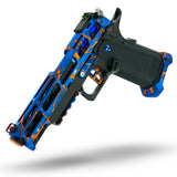 Project Fracture | Custom Anodized Tokyo Marui Hi-Capa 5.1 Pre-Build in Blue - Orange, alternate view 3