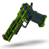 Project Fracture | Custom Anodized Tokyo Marui Hi-Capa 5.1 Pre-Build in Green - Black