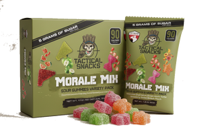 Tactical Snacks Morale Mix Sour Gummies Variety Pack