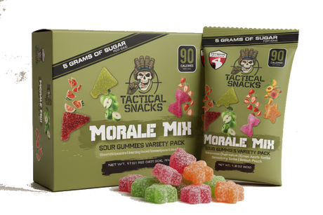 Tactical Snacks Morale Mix Sour Gummies Variety Pack