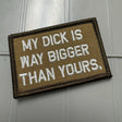Tactical Gear Junkie Bigger Than Yours 2x3 Patch