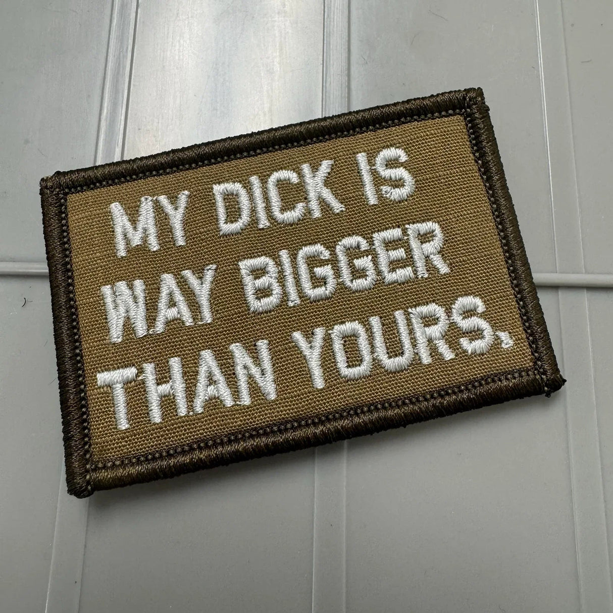 Tactical Gear Junkie Bigger Than Yours 2x3 Patch