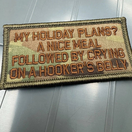 Tactical Gear Junkie My Holiday Plans 2x4 Patch