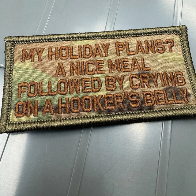 Tactical Gear Junkie My Holiday Plans 2x4 Patch