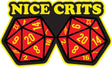 Tactical Gear Junkie Nice Crits D20 Vinyl Sticker in Red