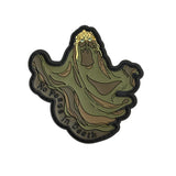 Patch Panel No Peace in Death PVC patch and sticker in Green