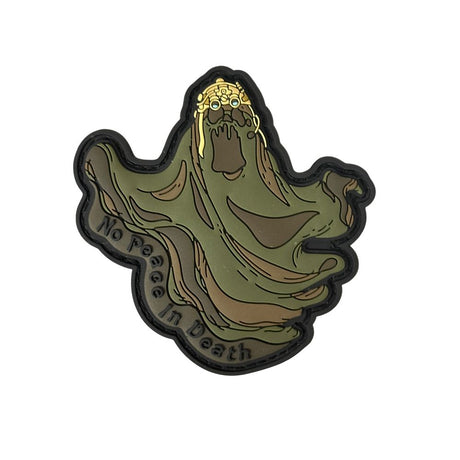 Patch Panel No Peace in Death PVC patch and sticker in Green