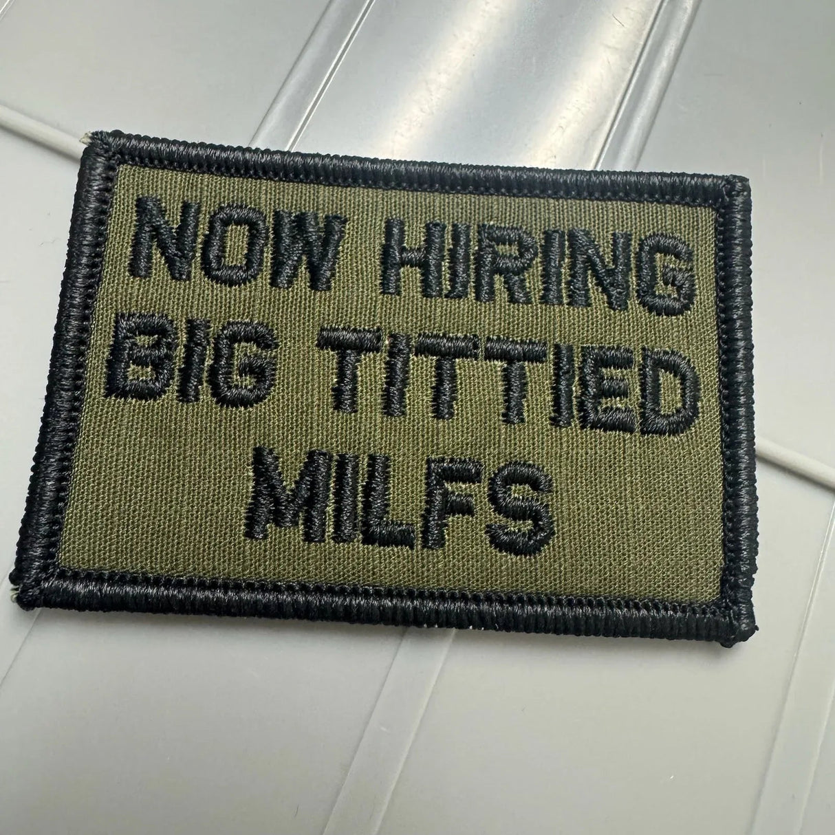 Tactical Gear Junkie Now Hiring MILFs 2x3 Patch