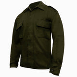 Poly Cotton Twill Long Sleeve Tactical Shirt in Black, alternate view 9
