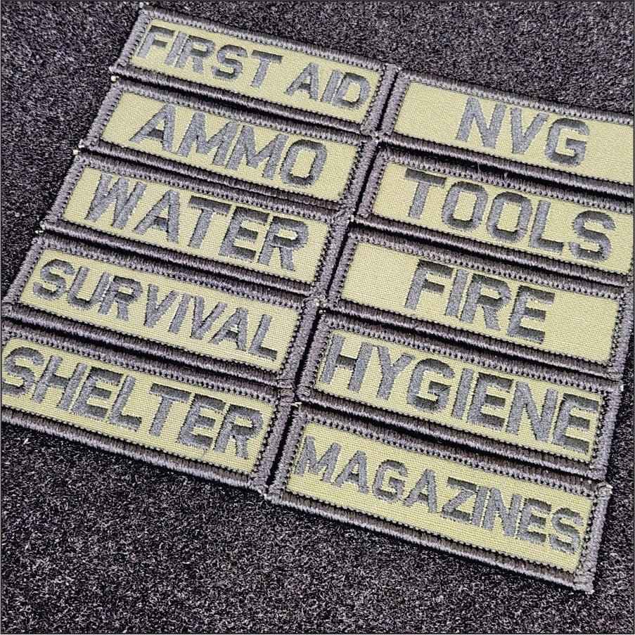 Tactical Gear Junkie Preppers 10-Piece 1x3 Patch Pack, alternate view 3