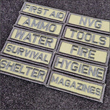 Tactical Gear Junkie Preppers 10-Piece 1x3 Patch Pack, alternate view 3