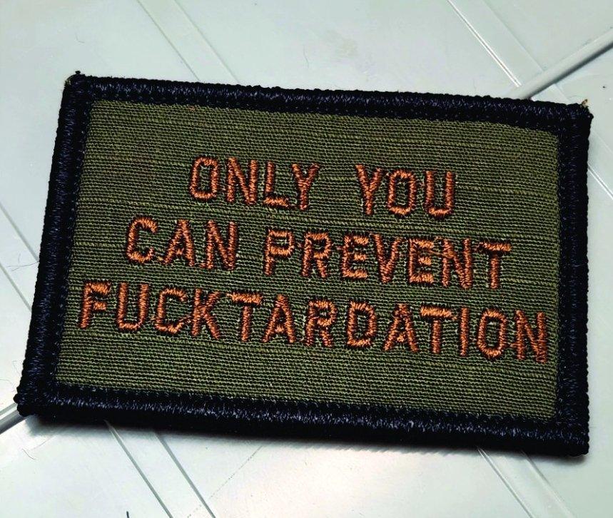 Tactical Gear Junkie Only You Can Prevent 2x3 Patch