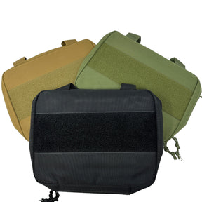 Zip Up Patch Bag - 5 Double Sided Pages - Multiple Colors – Coyote Brown