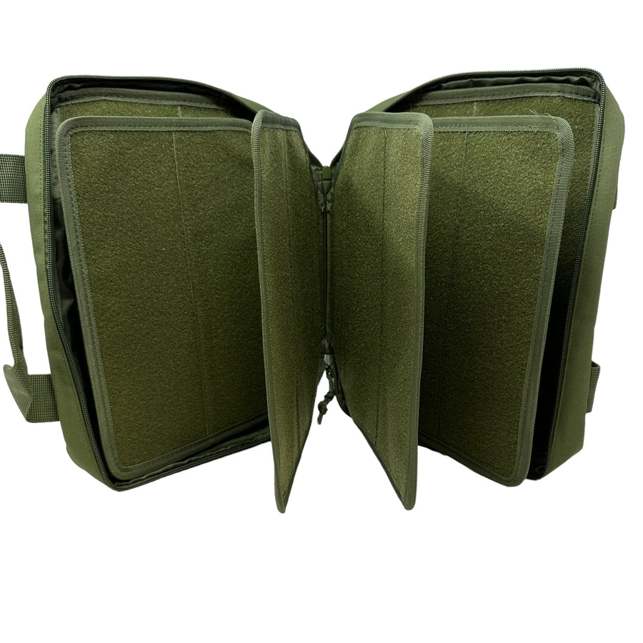 Zip Up Patch Bag - 5 Double Sided Pages - Multiple Colors - HR Tactical Innovations