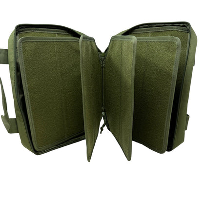 Zip Up Patch Bag - 5 Double Sided Pages - Multiple Colors - HR Tactical Innovations