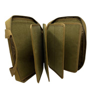 Zip Up Patch Bag - 5 Double Sided Pages - Multiple Colors – Black — alternate view 2