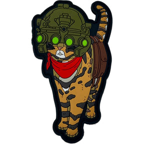 Patch Panel Patriot Pets - Dot the tactical Lawn Leopard Patch + Sticker