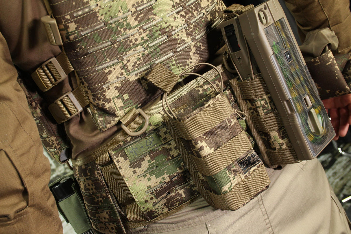 Planet Eclipse Battle Belt by Valken in HDE Camo, alternate view 6